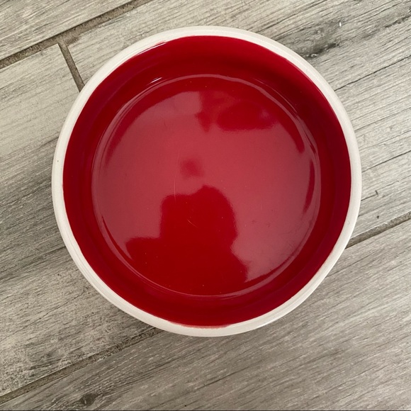 Rae Dunn Santa Paws Cat or Small Dog Bowl - Picture 3 of 3